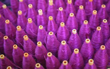 purple silk thread