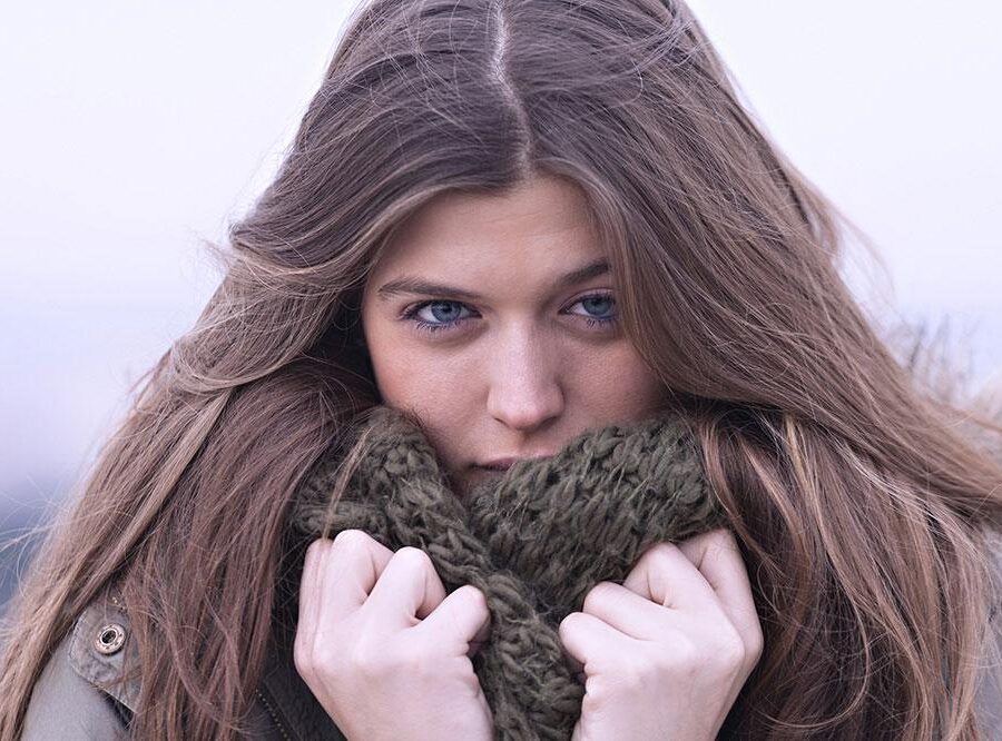 warm scarf in thermal innovative bio silk