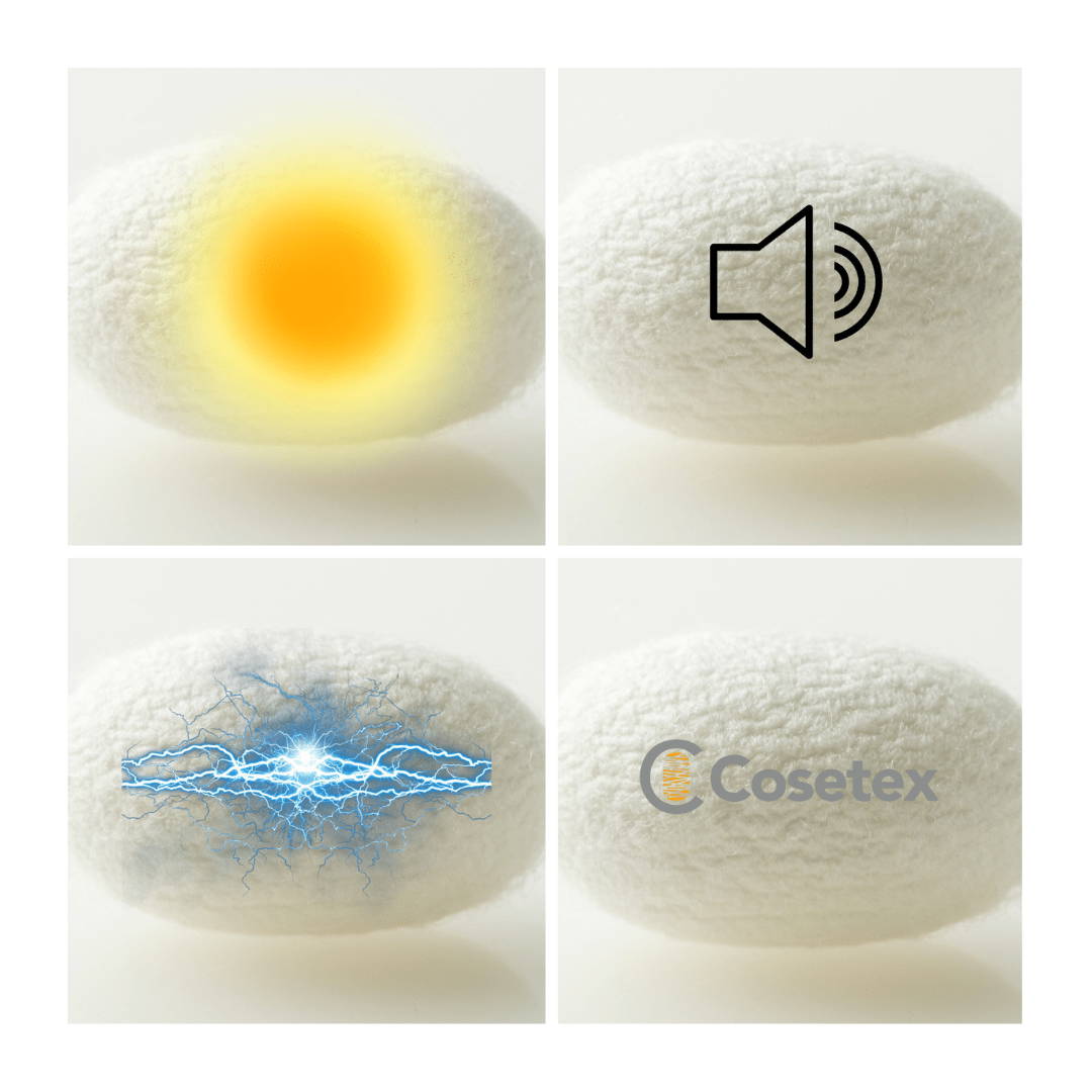 la seta isolante termico acustico elettrico