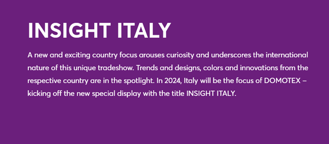 Domotex Insight Italia