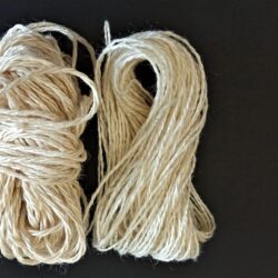 Filato e filo di seta naturale. Filato Filato di seta discontinuo