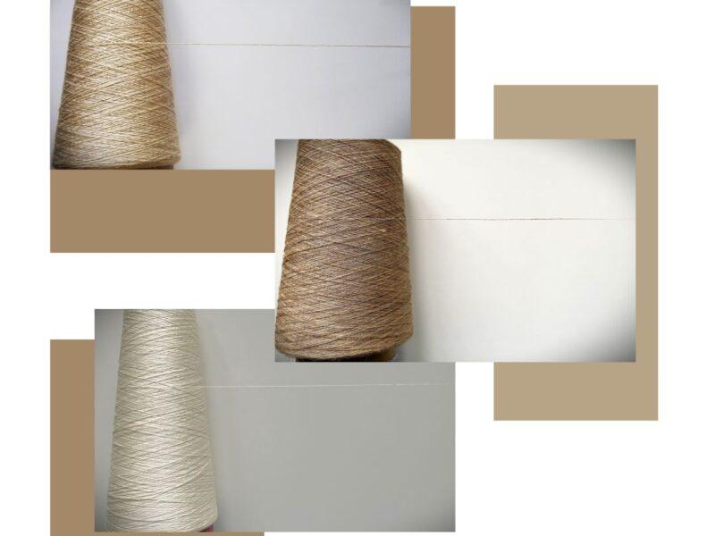 Filati da seta naturale selvatica