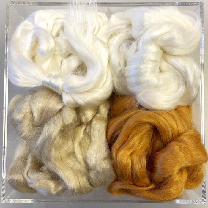 Pettinati di seta naturale e selvatica