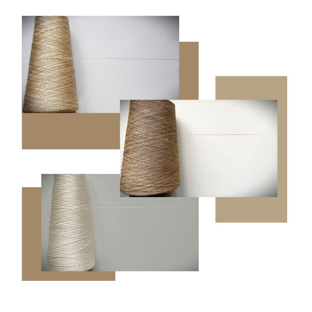 Filati da seta naturale selvatica