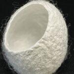 bozzolo in seta aperto