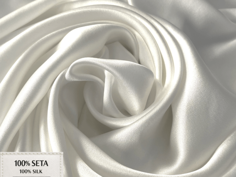 100% silk label